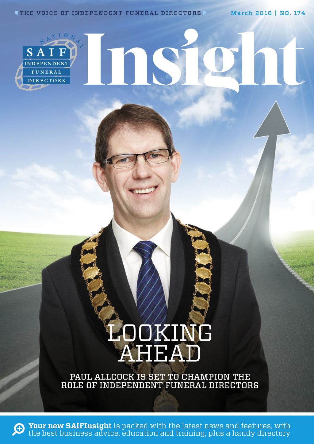 SAIF Insight March 2016: Paul Allcock is set to champion the role of independent funeral directors
